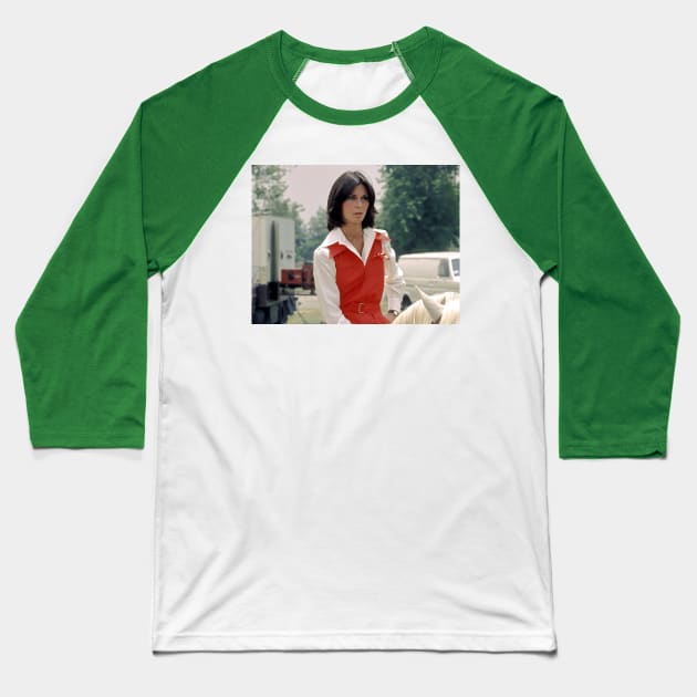 Kate Jackson Baseball T-Shirt by fonchi76